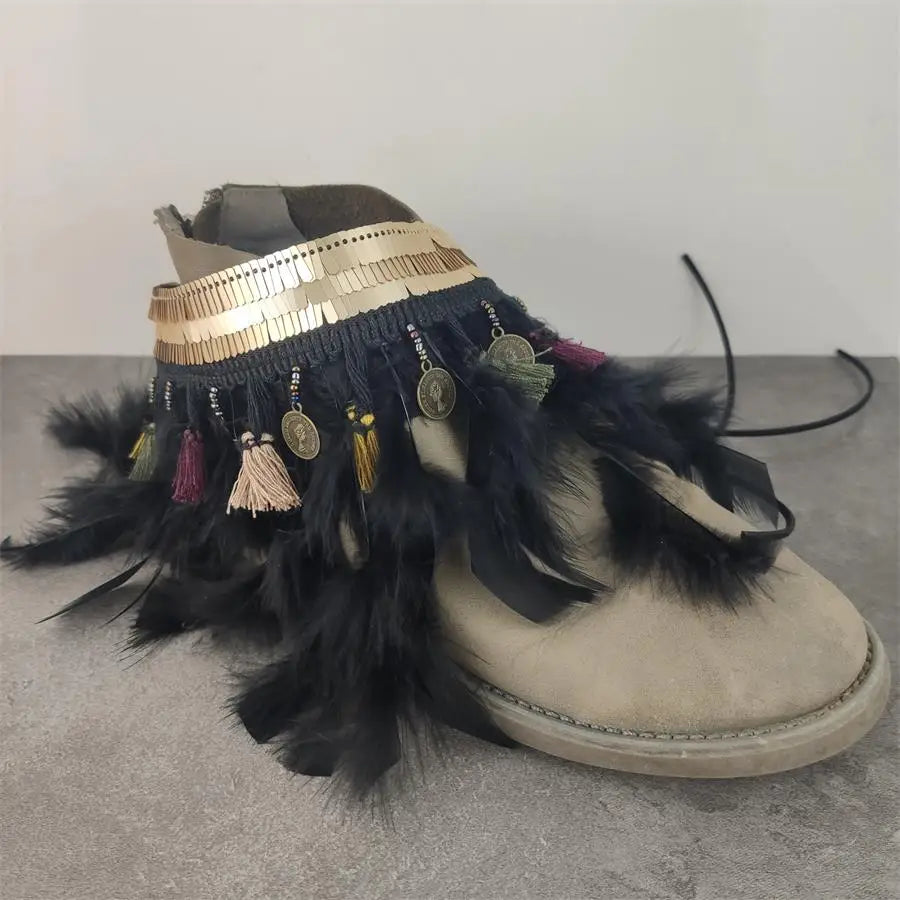 Women Shoes Belt Creative Design Convenient Ankle Shoe Tie Lady Strap Lace Band for Holding Loose High Heels(one pc )