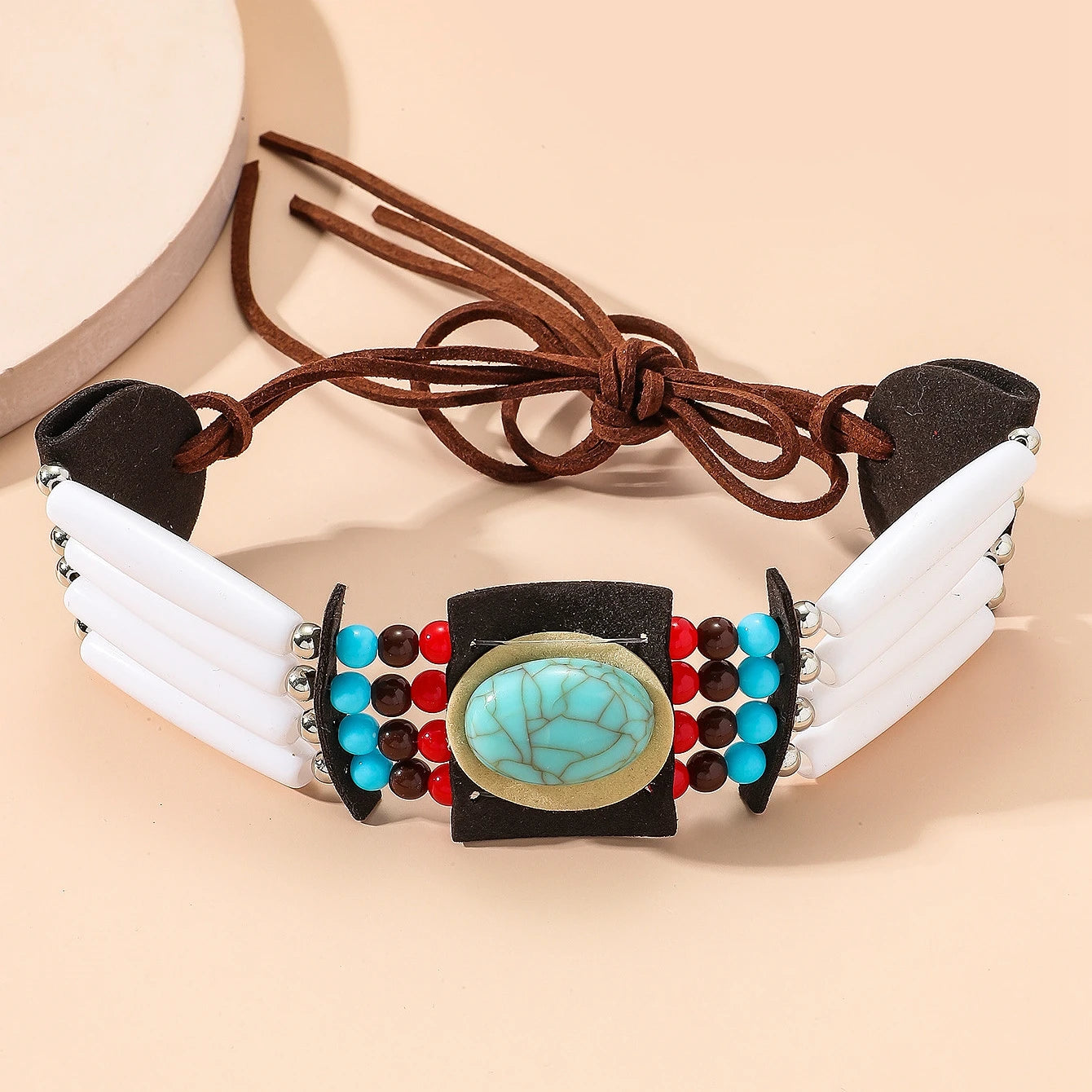 Ethnic Gypsy Boho Necklace For Women Collares Statement Jewelry Turquoises Indian Necklaces Pendants