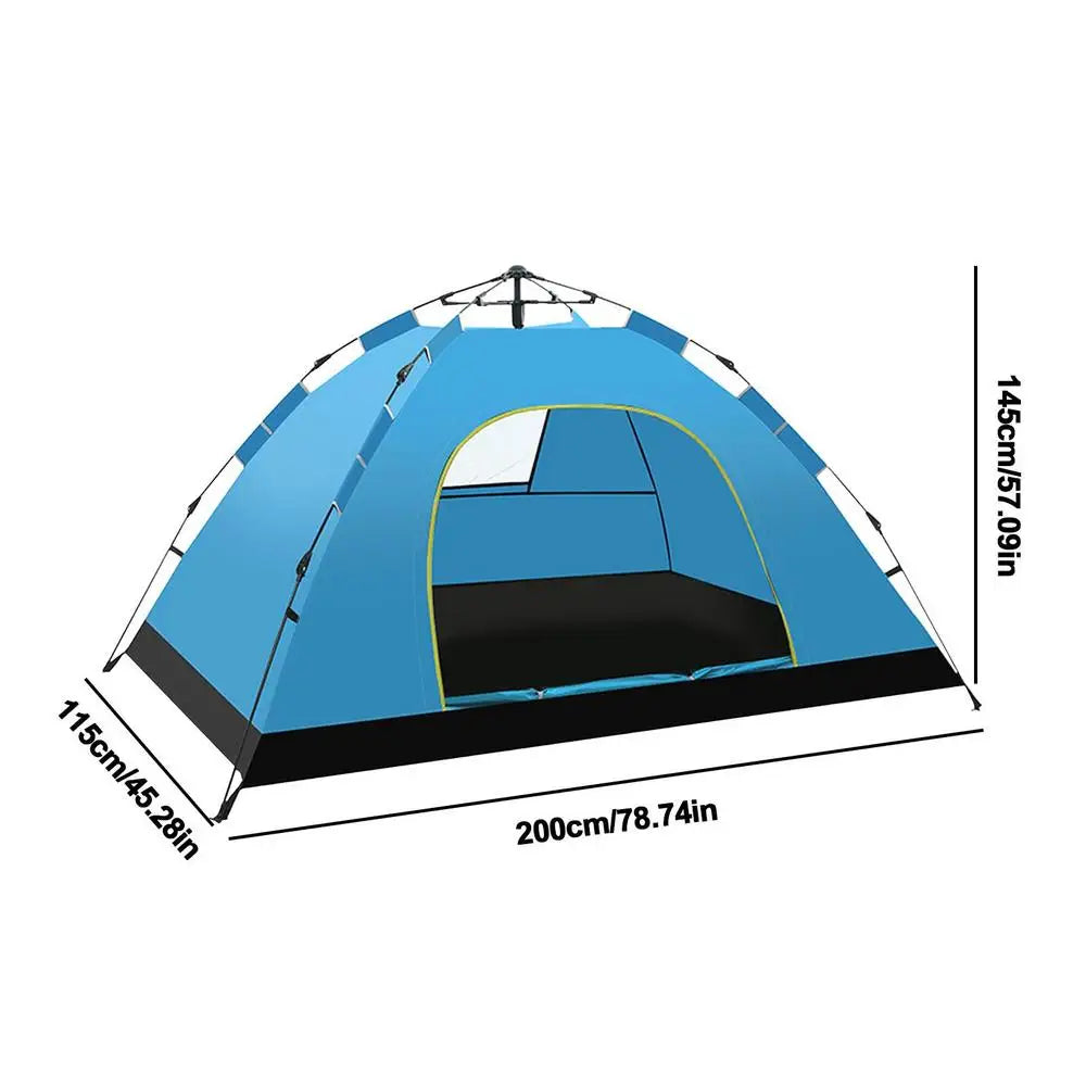 Camping Automatic Tent Waterproof Single Layer 2 Person Tent Outdoor Beach Fishing Shelter Tent 200x145x115cm Pop up tent