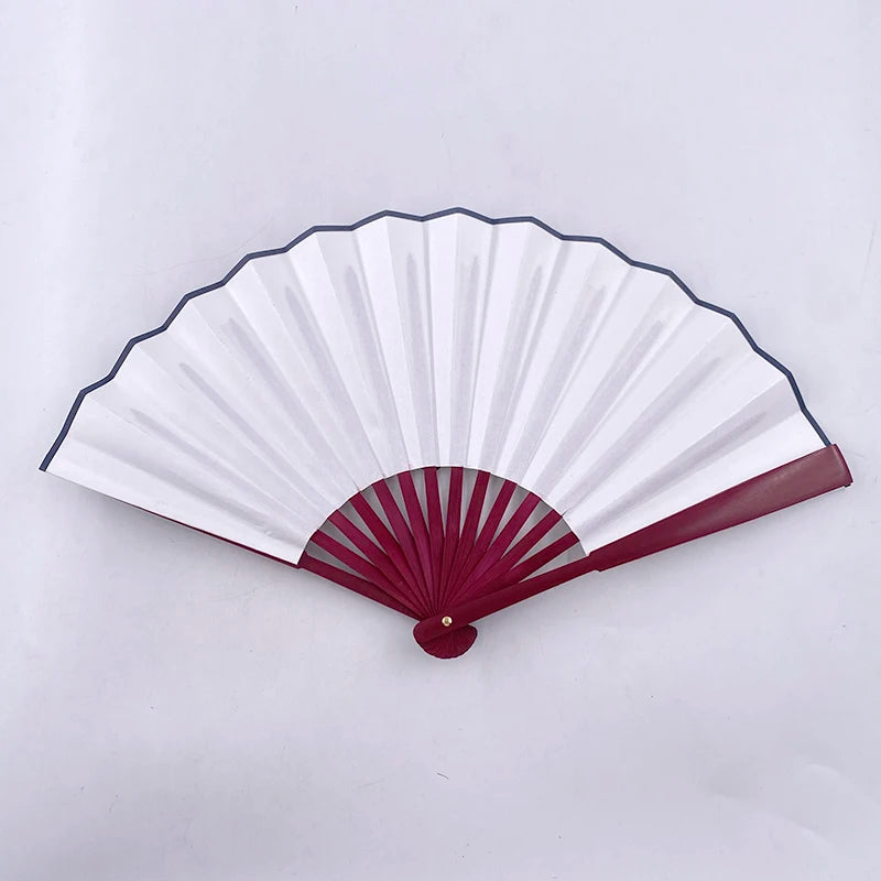 10 inches LED Luminous Folding Fan Dance Party Wedding Stage Performance Show Festival Fans Colorful Led Hand Fan Kung Fu Fan