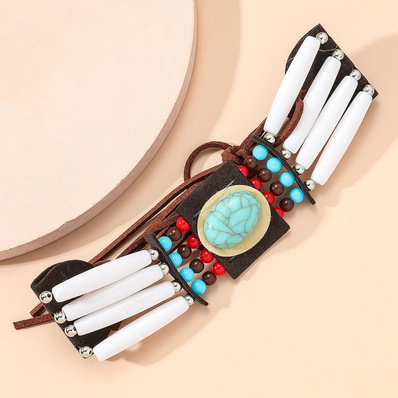 Ethnic Gypsy Boho Necklace For Women Collares Statement Jewelry Turquoises Indian Necklaces Pendants